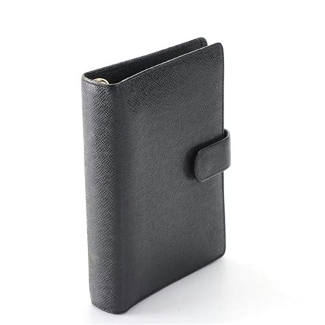 Medium Ring Agenda cover Taiga Leather 